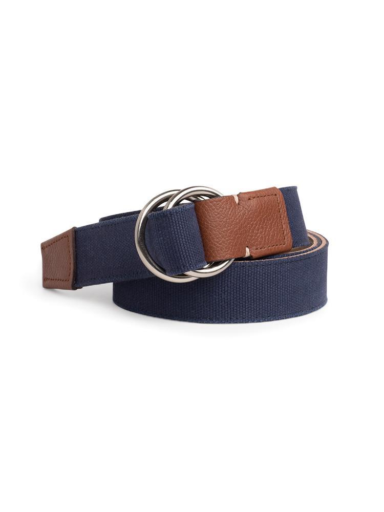 Peter Millar Seaside Washed Canvas Belt - Saint Bernard