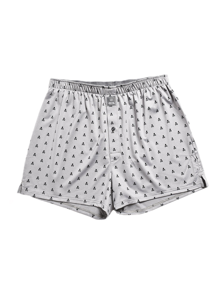 Peter Millar Marauder Printed Bones Boxers - Saint Bernard