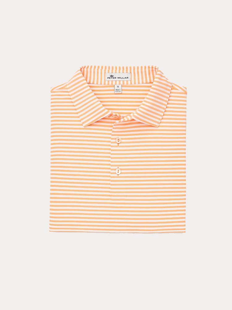 Peter Millar Men's Competition Stripe Stretch Jersey Polo - Saint Bernard