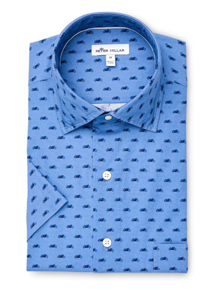 Peter Millar Moto Summer Shirt - Saint Bernard
