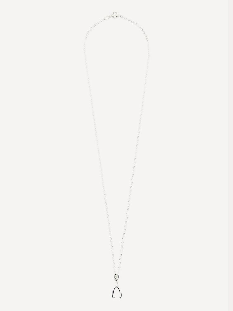 Joy Dravecky Wishbone Charm Necklace - Saint Bernard