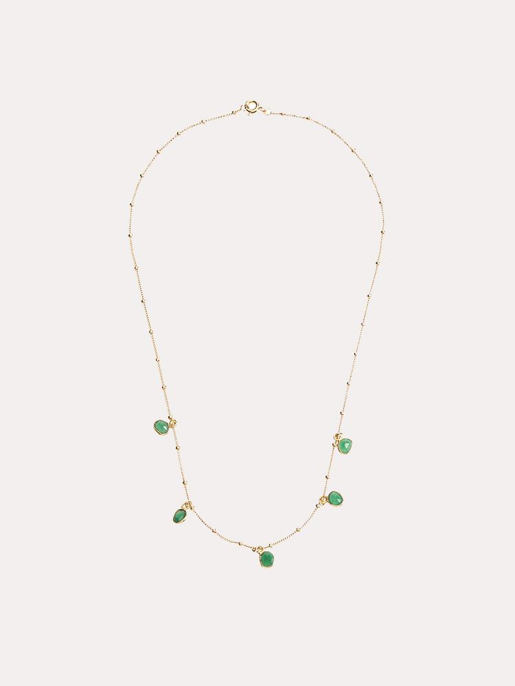 Joy Dravecky Mini Bezel Drop Necklace - Saint Bernard