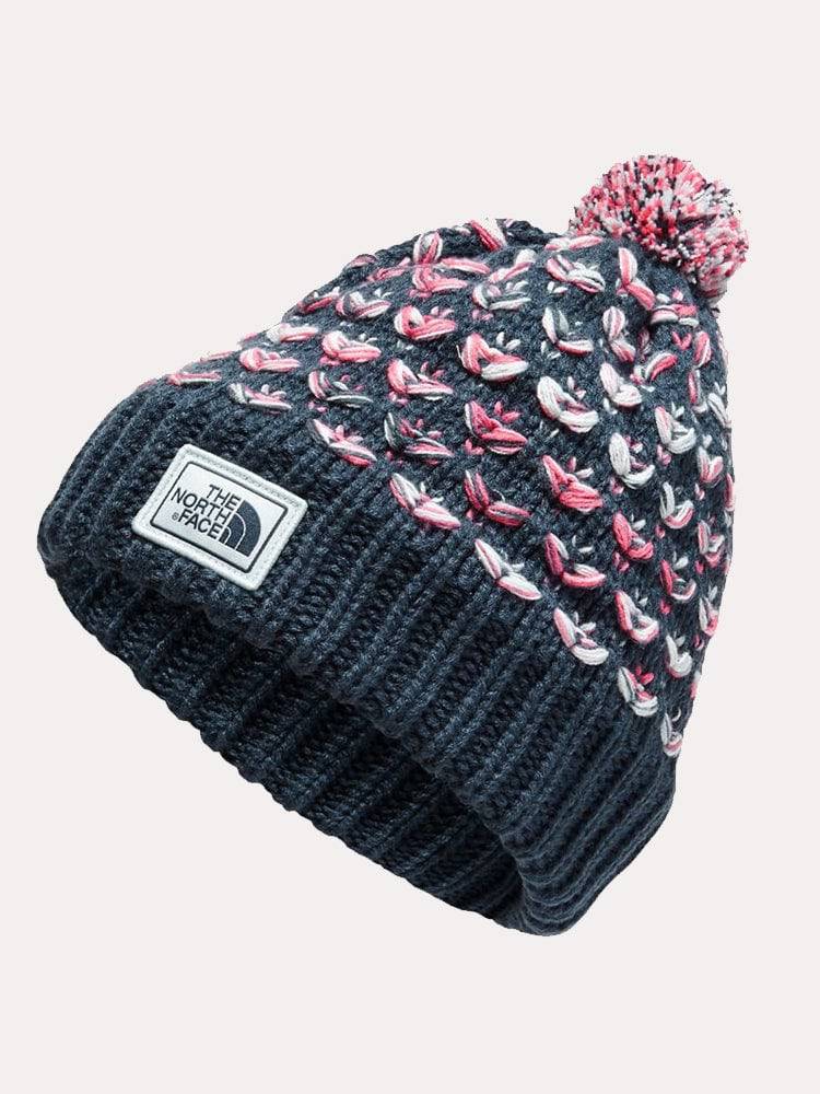 The North Face Girls' Chunky Pom Beanie - Saint Bernard