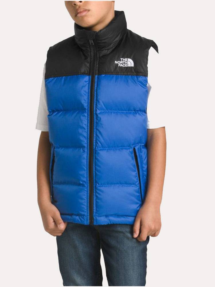 The North Face Boys' Nuptse Down Vest - Saint Bernard