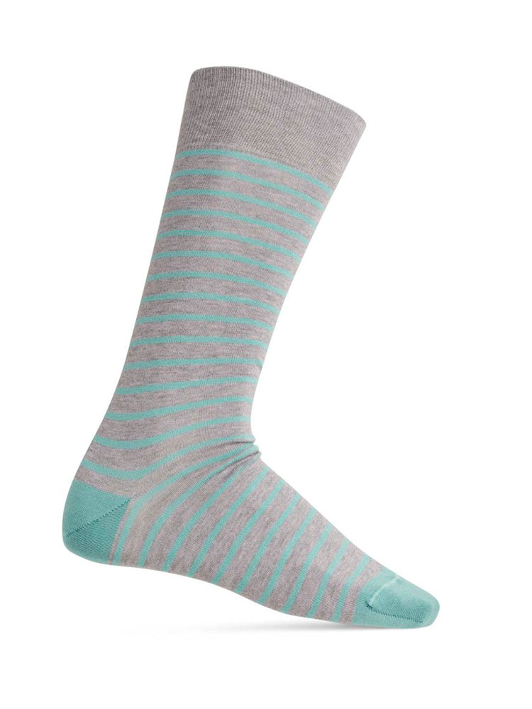 Peter Millar Crown Men's Nautical Stripe Sock - Saint Bernard