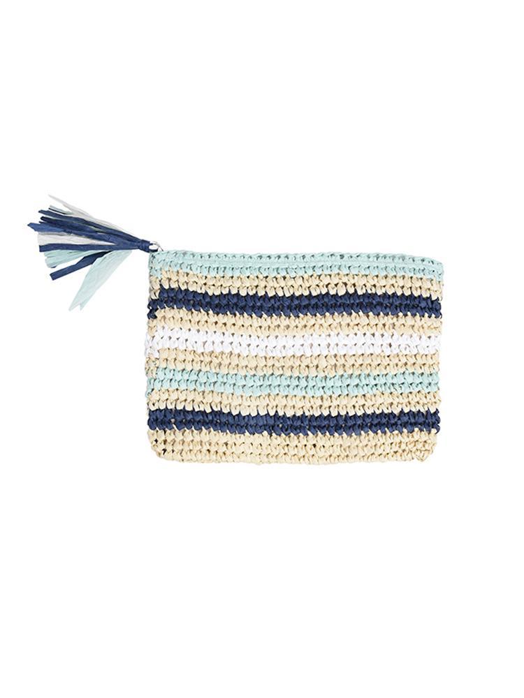 JA Straw Clutch - Saint Bernard