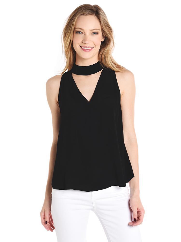 DO+BE Front Wide Keyhole Top with Lace Back