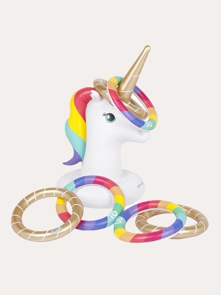 Sunnylife Inflatable Ring Toss Game Unicorn - Saint Bernard
