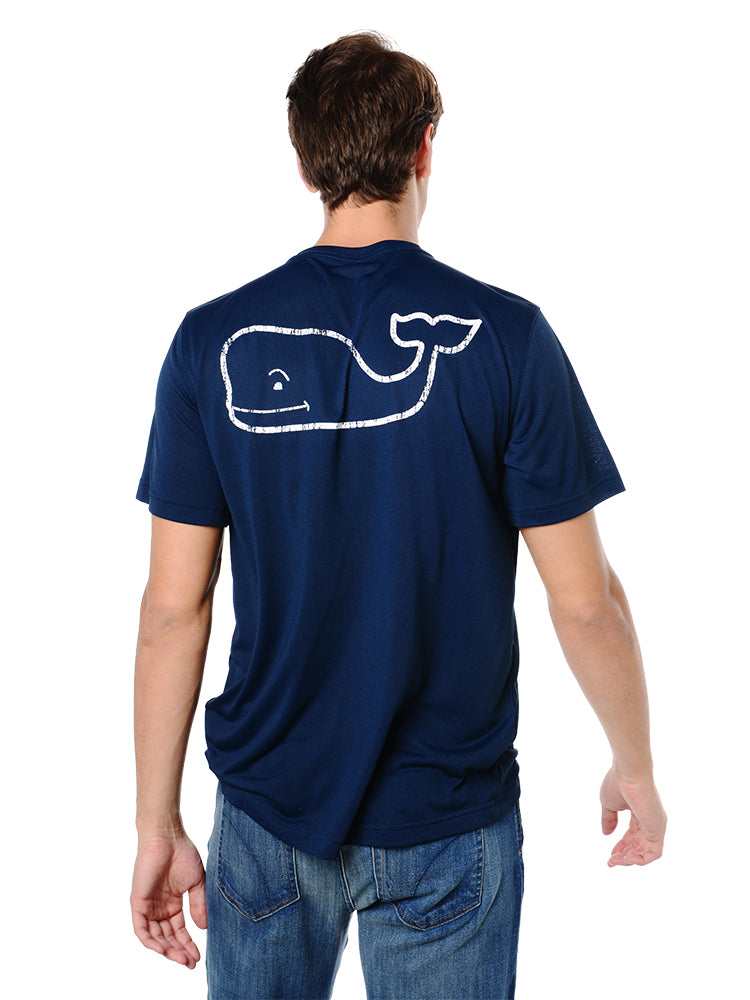 Vineyard Vines Men's Short Sleeve Whale Graphic Performance Tee - Saint Bernard