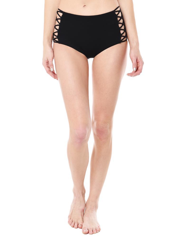 Seafolly Solid High Waisted Lattice Pant - Saint Bernard
