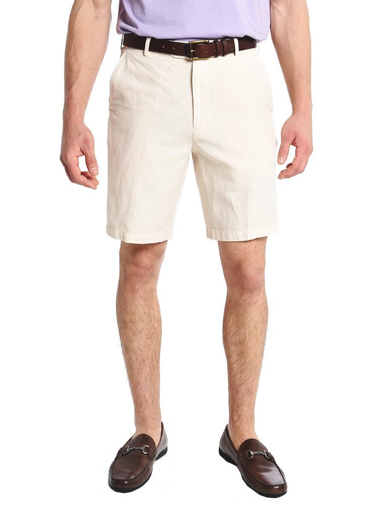 Peter Millar Men's Seaside Silk-Blend Short - Saint Bernard