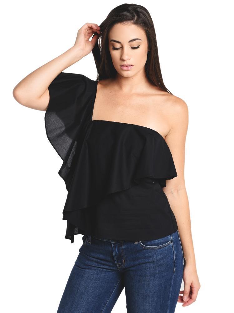 Milly Cascade Top - Saint Bernard