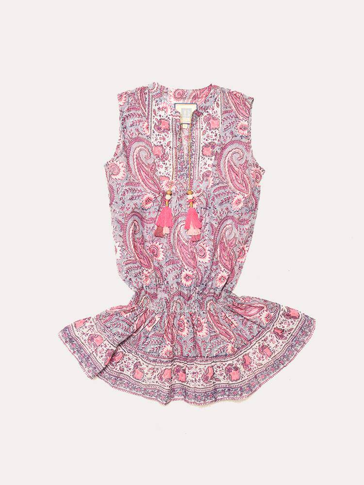 Alicia Bell Girls' Sophie Flounce Dress - Saint Bernard