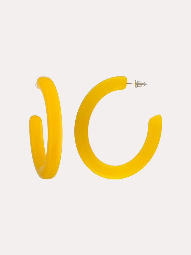 Machete Form Hoop Earrings - Saint Bernard