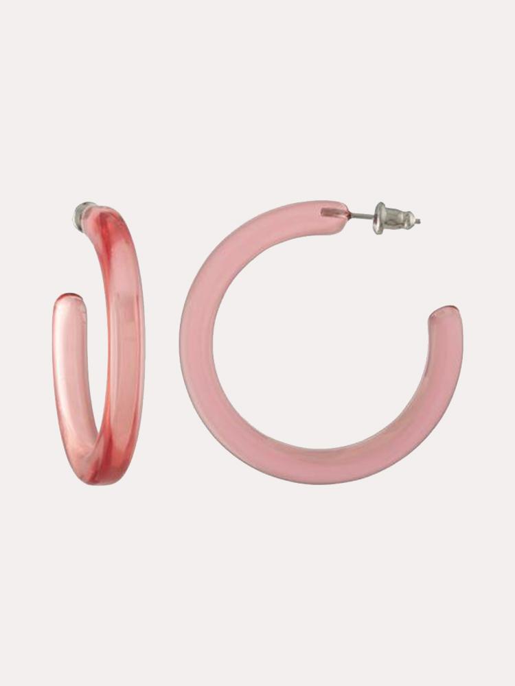 Machete Midi Hoops In Peony - Saint Bernard