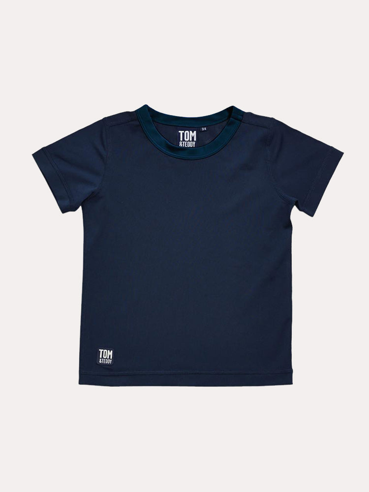 Tom & Teddy Boys' Short Sleeve Rash Guard - Saint Bernard