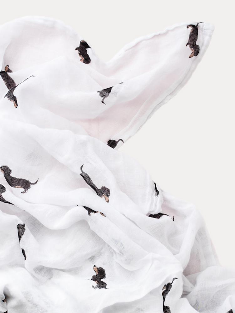 Early Riser Little Sausage Dog Swaddle - Saint Bernard