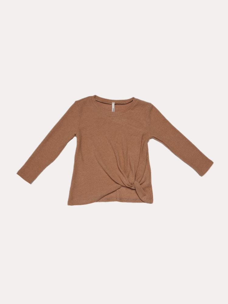 GTOG Girls' Solid Knotted Tunic - Saint Bernard