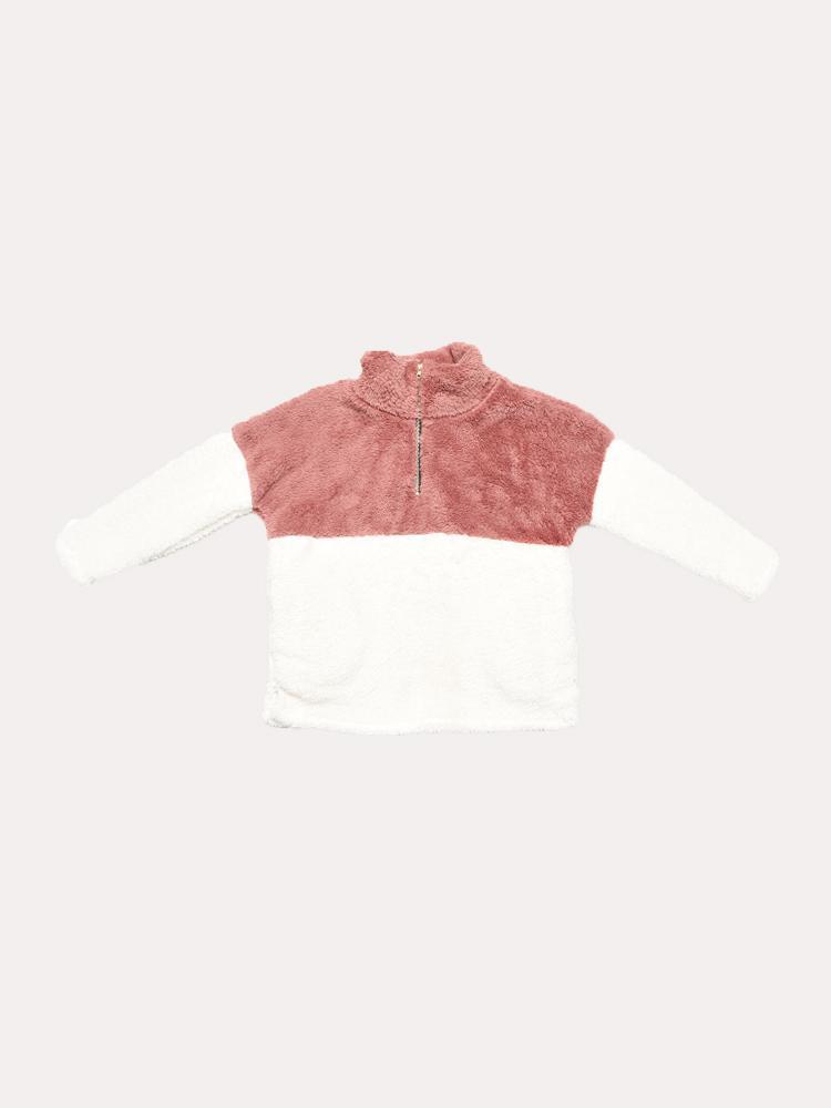 GTOG Girls' Fuzzy Pullover - Saint Bernard