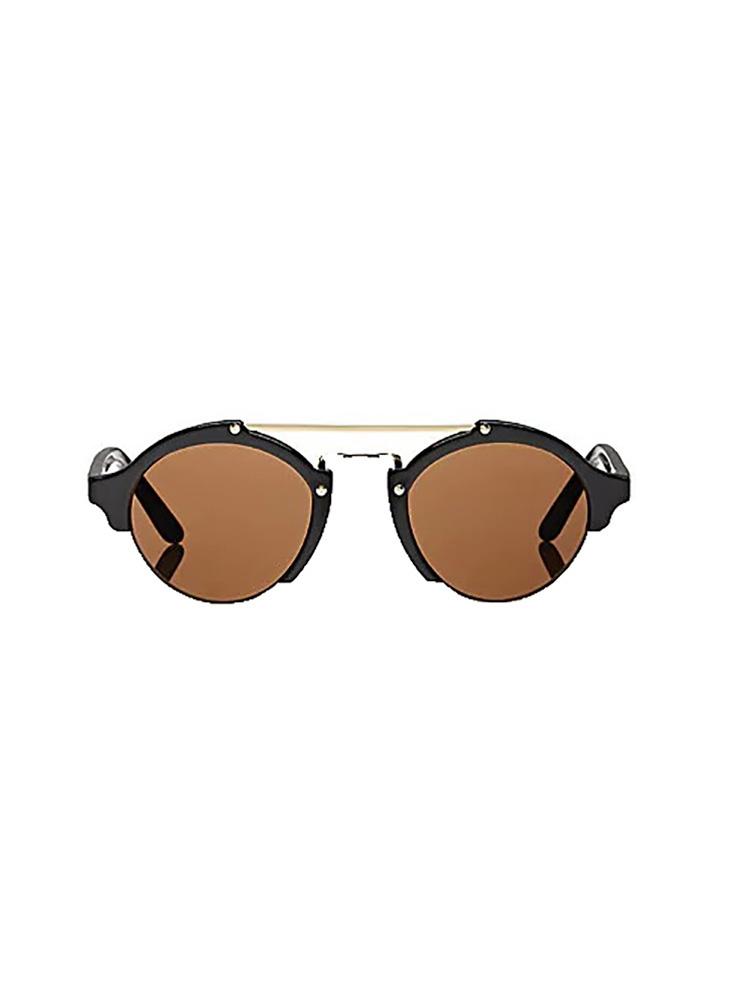 Illesteva Millan II Black with Brown Lenses Sunglasses - Saint Bernard