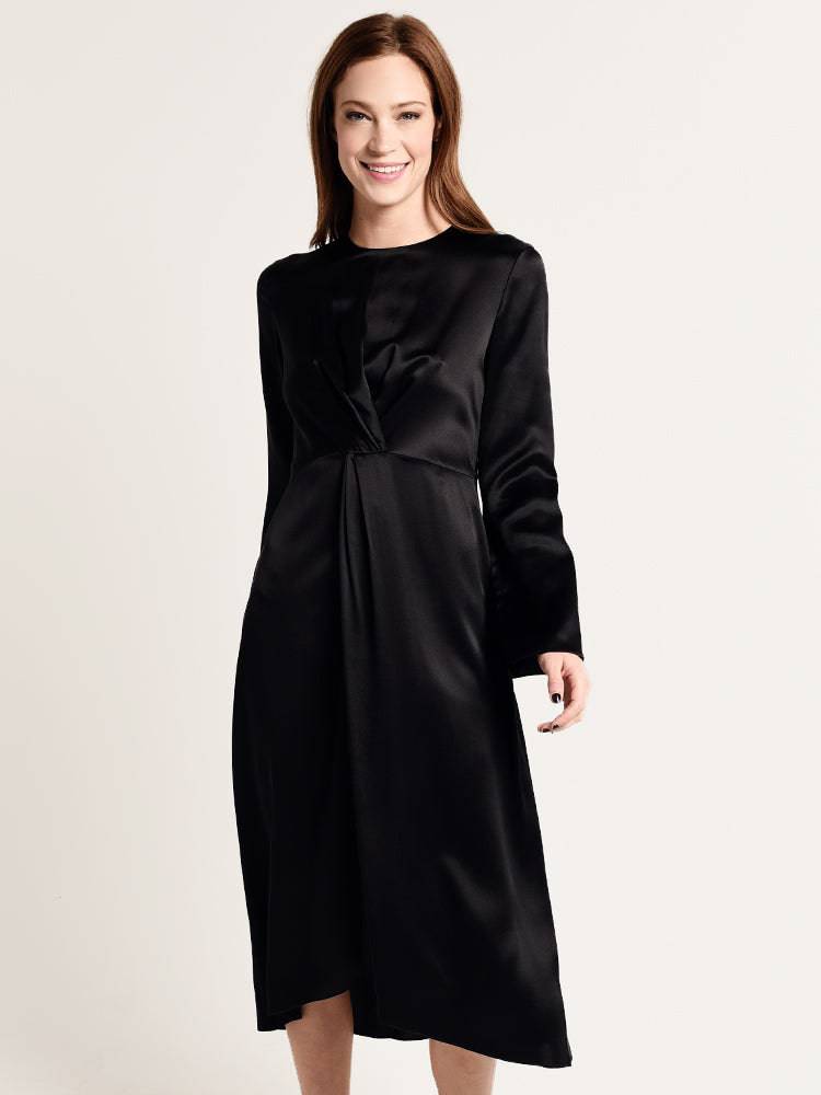 Vince Twist Front Dress Saint Bernard