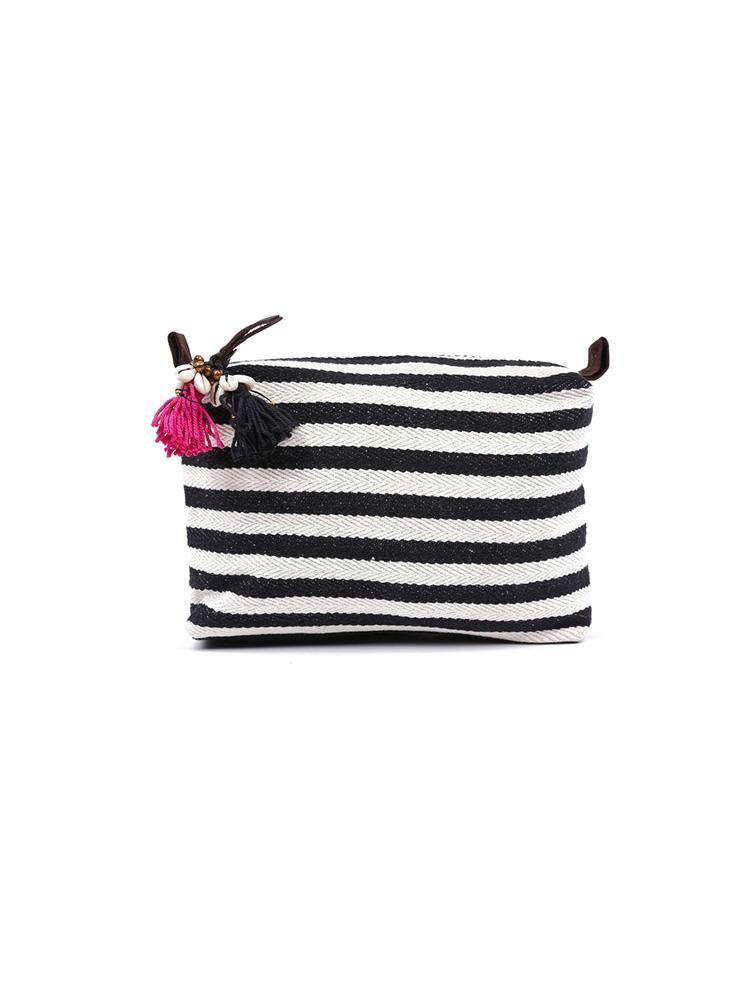 Jadetribe Valerie Large Puka Cosmetic Bag - Saint Bernard
