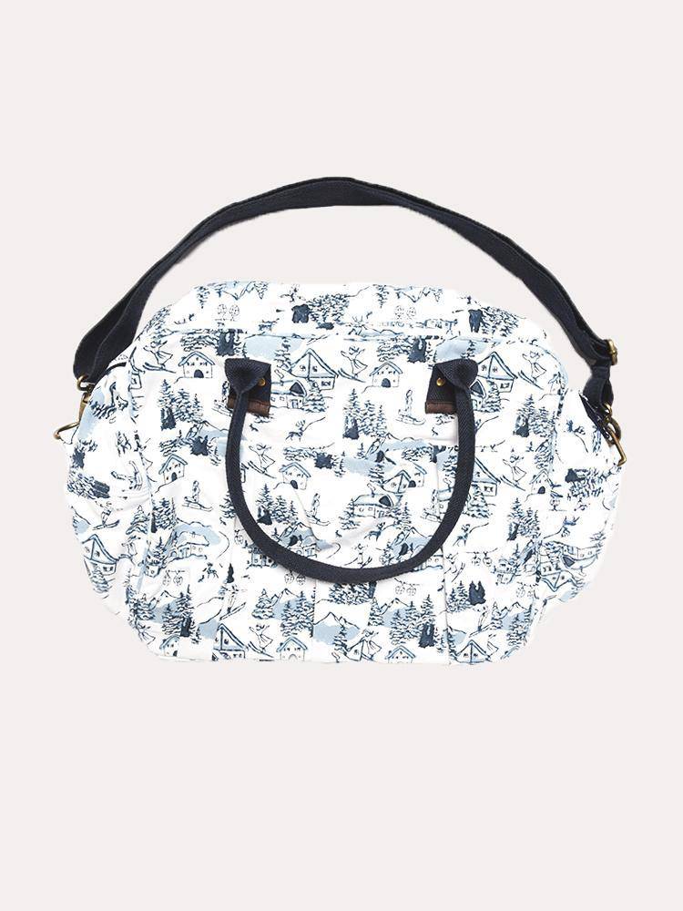 Roller Rabbit Ski Toile Weekender Bag - Saint Bernard