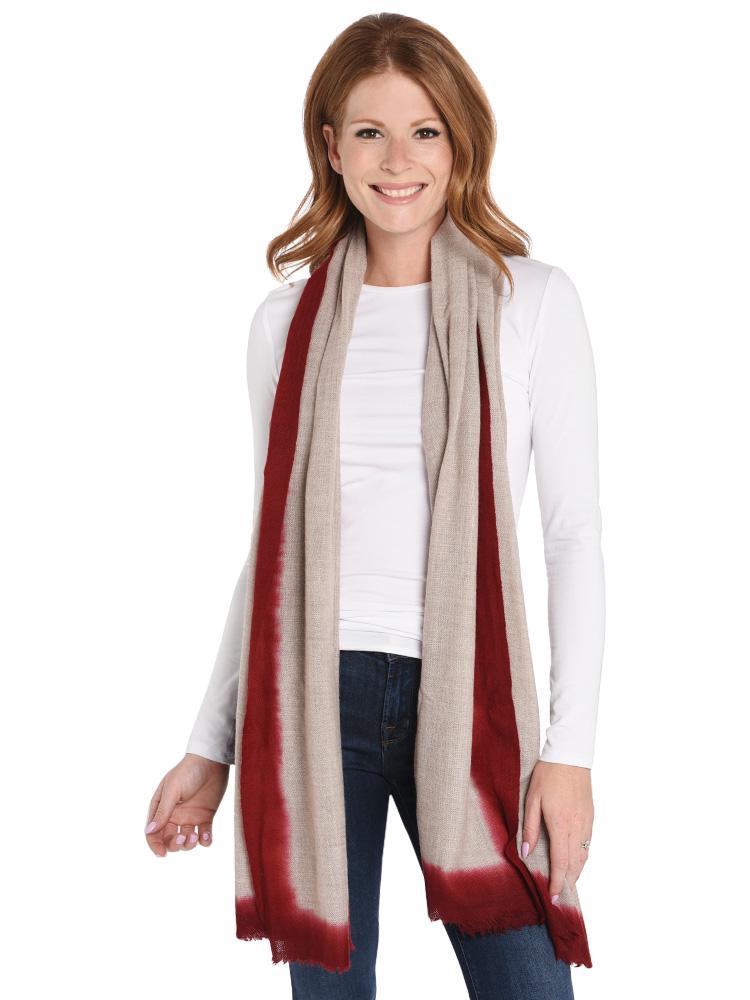 Bloom and Give Cloud Cashmere Scarf - Saint Bernard