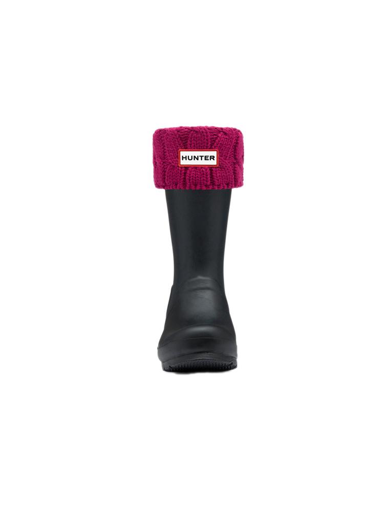 Hunter Rain Boots Original Six-Stitch Cable Short Boot Socks - Saint Bernard