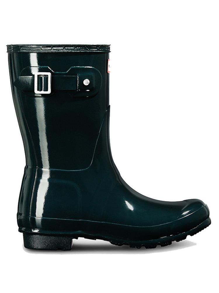 Hunter Women's Original Short Gloss Rain Boots - Saint Bernard
