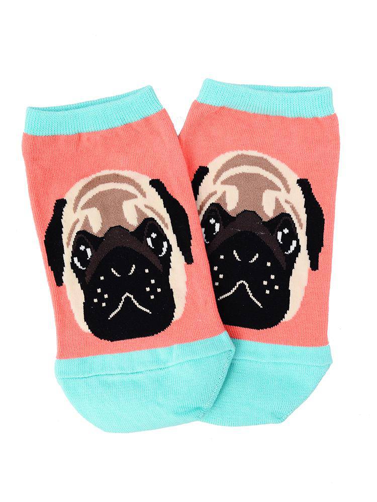 Socksmith Women's Pug Lyfe Ped Sock - Saint Bernard