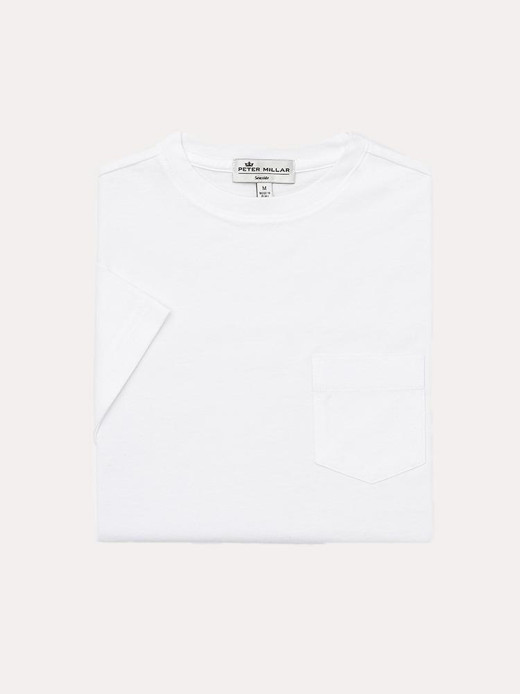 Peter Millar Boys' Seaside Pocket Tee - Saint Bernard
