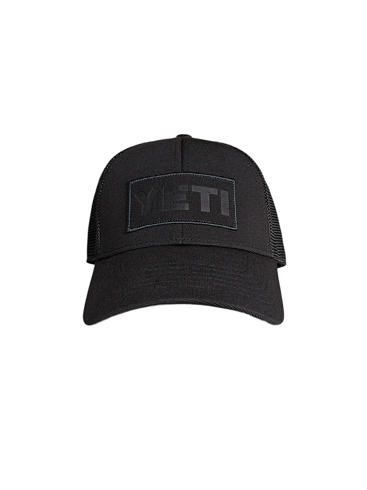 Yeti Black on Black Trucker Hat - Saint Bernard