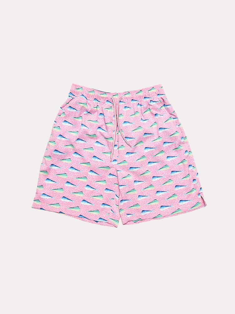 Peter Millar Boys' Mahi Mahi Swim Trunk - Saint Bernard