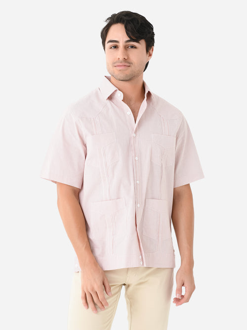 Saint Bernard Men's Guayabera Shirt - Saint Bernard