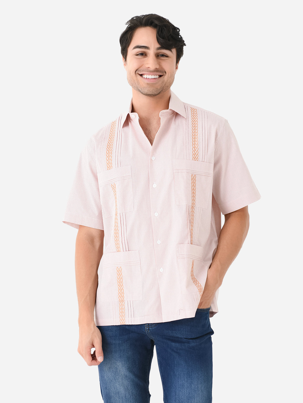 Centuria Men's Guayabera Shirt - Saint Bernard