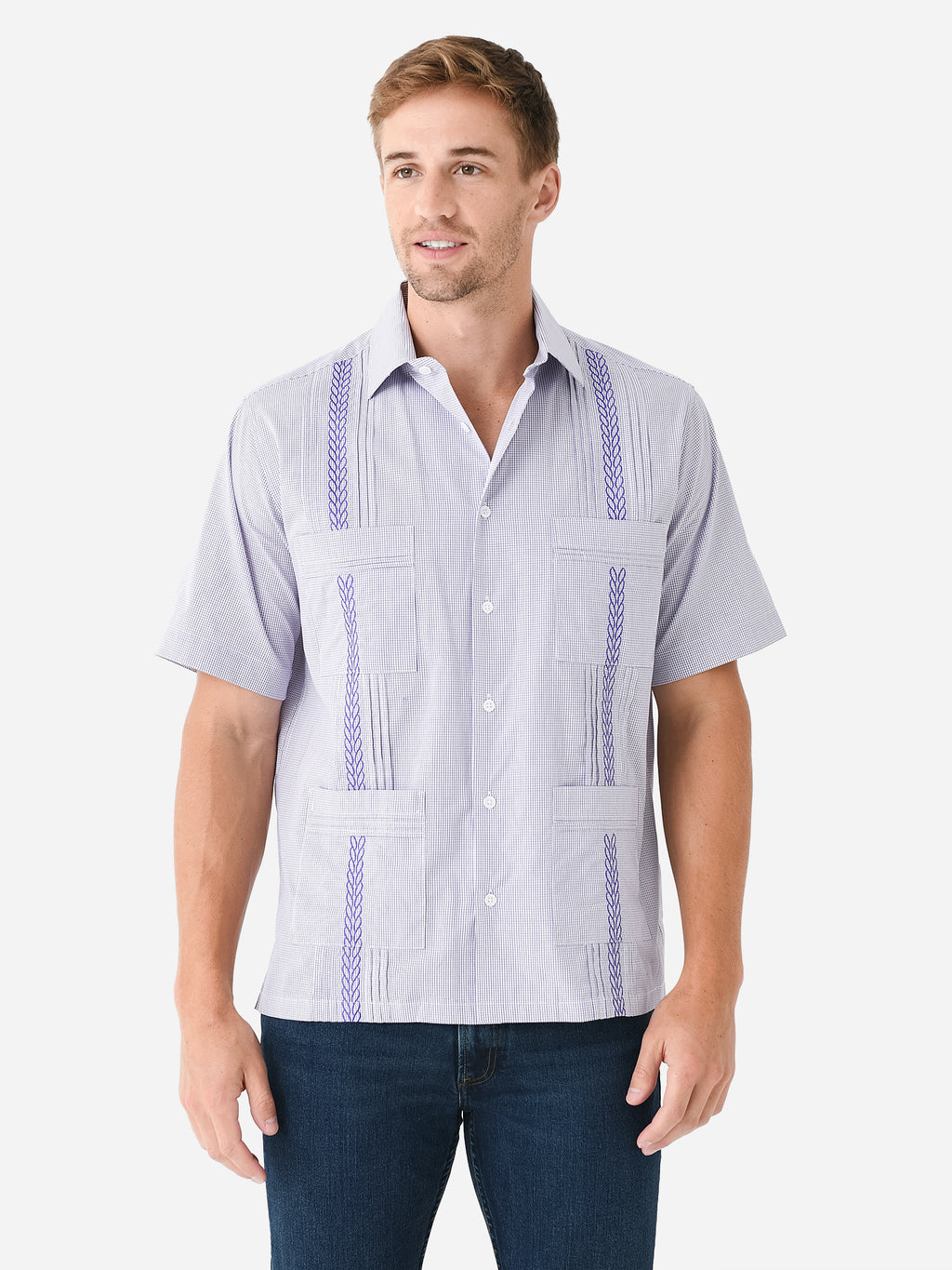 Centuria Men's Guayabera Shirt - Saint Bernard