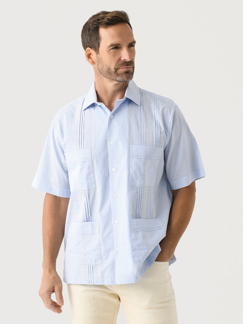 Saint Bernard Men's Guayabera Shirt - Saint Bernard