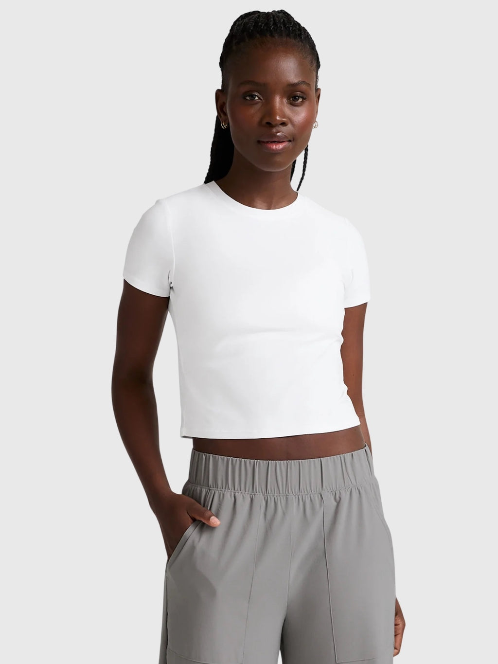 Beyond Yoga Women's Featherweight Cropped Tee