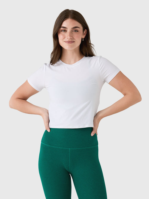 Beyond Yoga Women's Featherweight Cropped Tee
