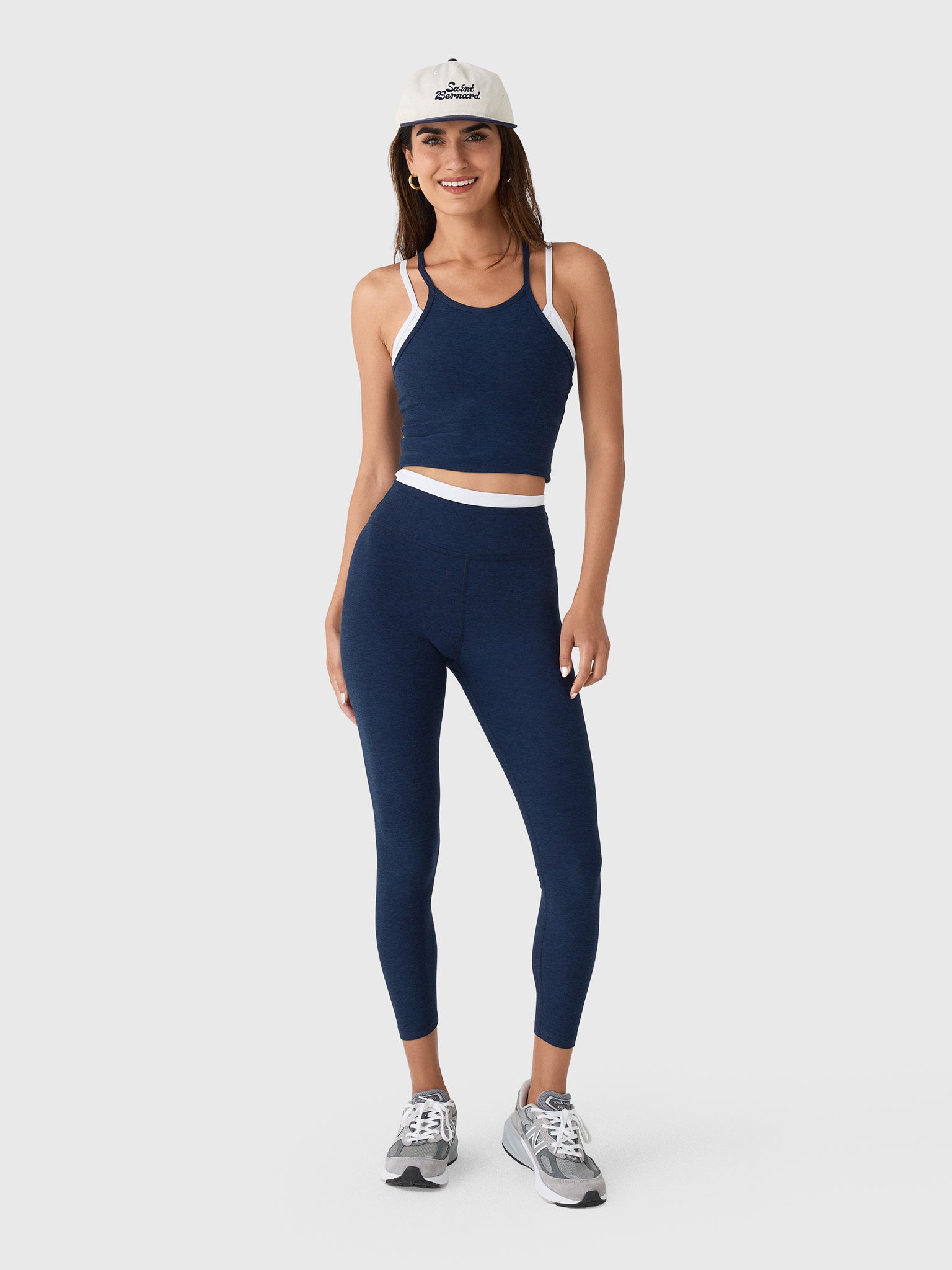 Beyond Yoga Women's Spacedye Layered High Waisted Midi Legging