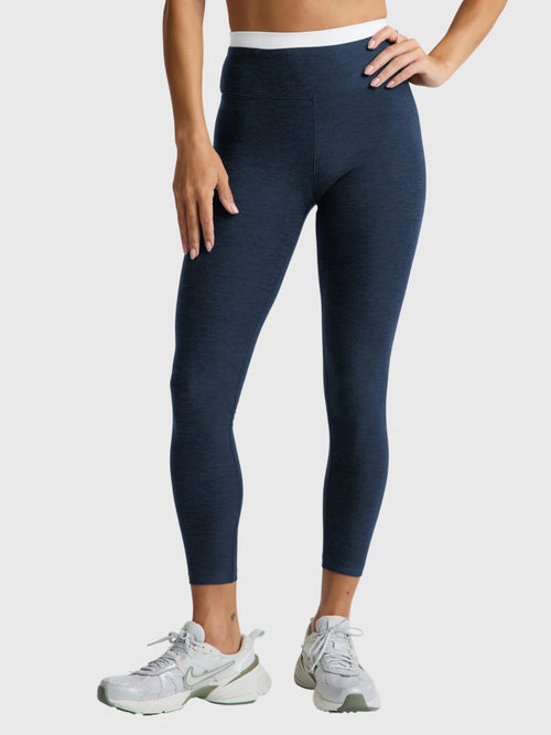 Beyond Yoga Women's Spacedye Layered High Waisted Midi Legging