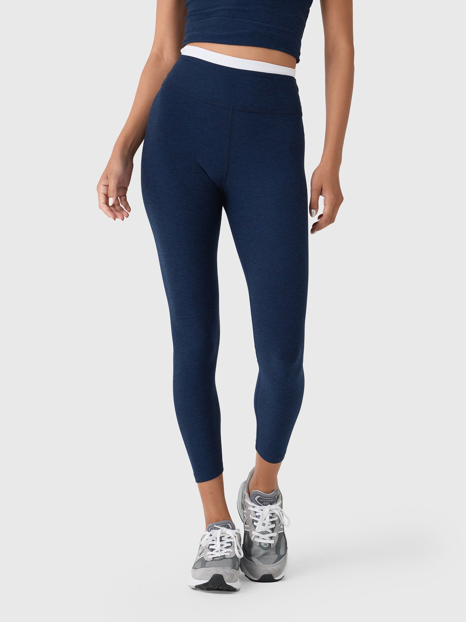 Beyond Yoga Women's Spacedye Layered High Waisted Midi Legging