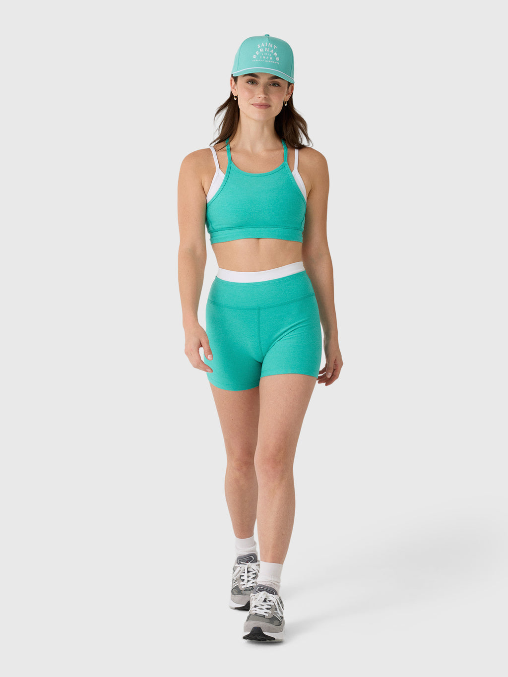 Beyond Yoga Women's Spacedye Layered Long Line Bra