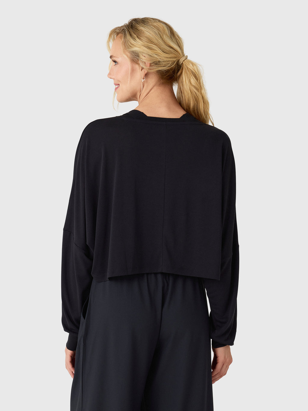 Beyond Yoga Women's Studio Luxe Cropped Long Sleeve Tee - Saint Bernard