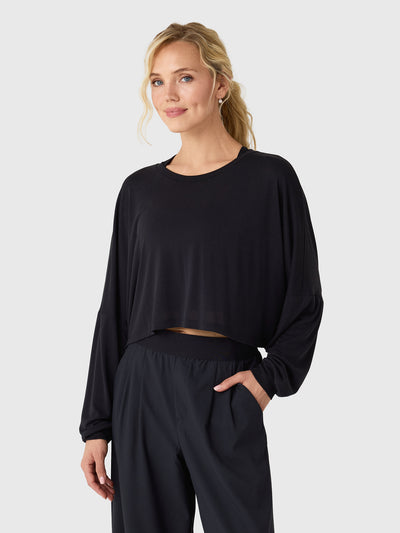 Beyond Yoga Women's Studio Luxe Cropped Long Sleeve Tee