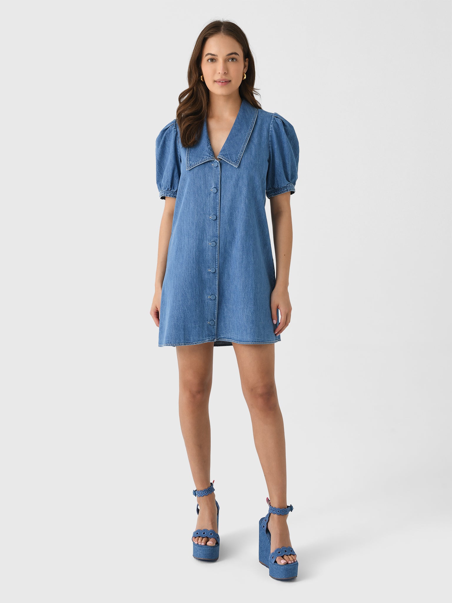 Frame Women's Denim Sailor Dress