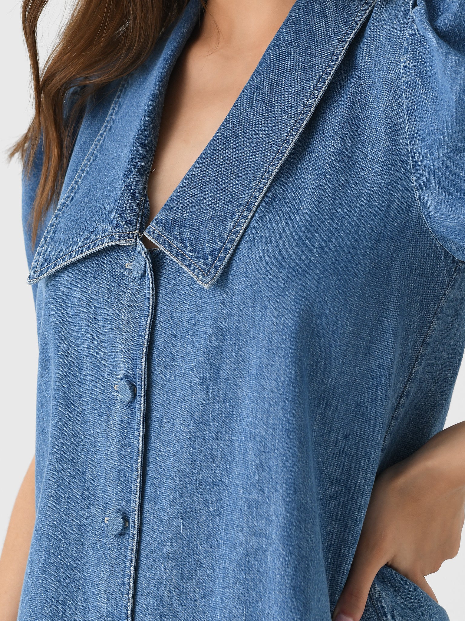 frame denim sailor dress Frame Women's Denim Sailor Dress