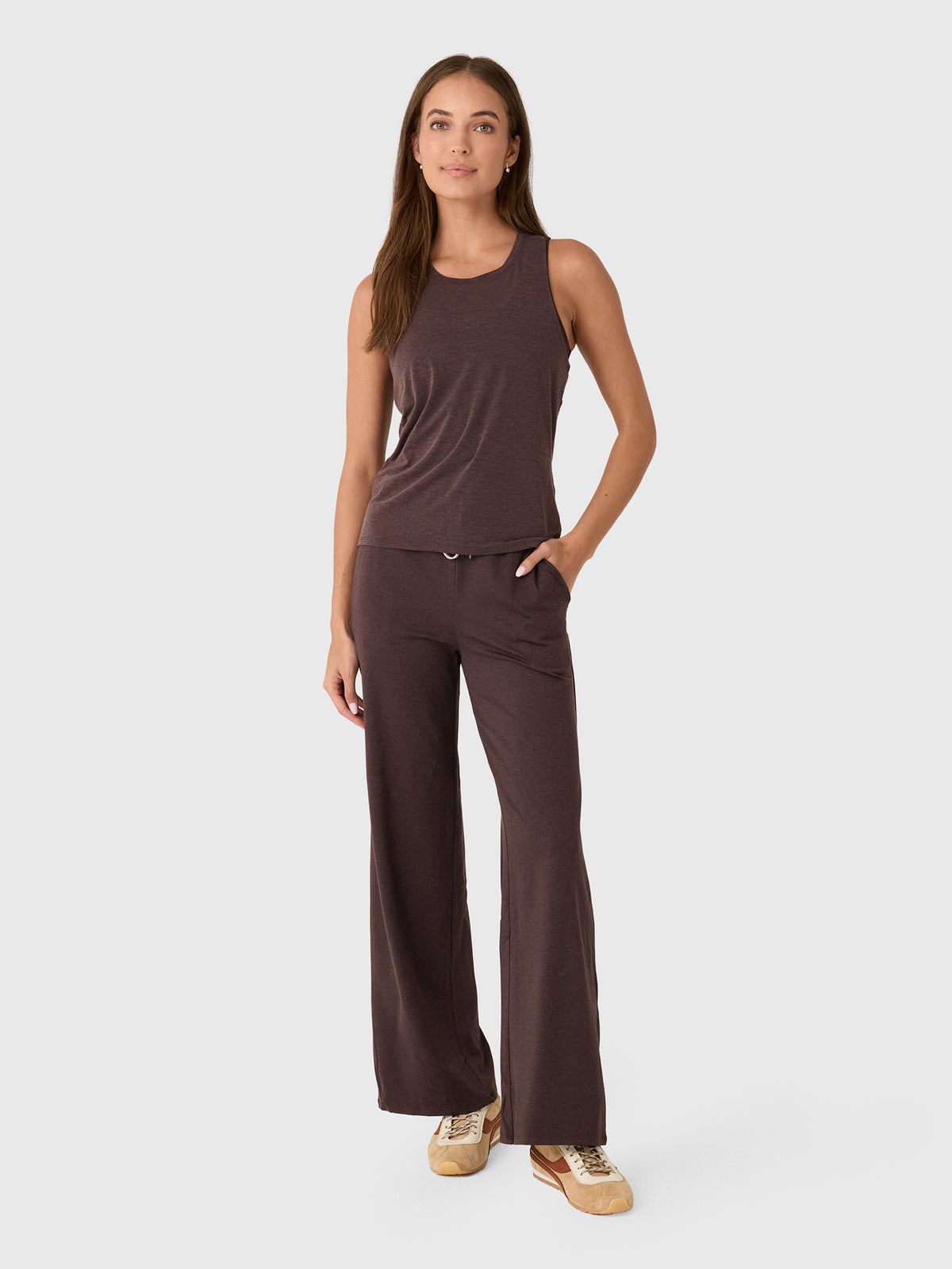 Beyond Yoga Women's Breezeweight Active Racerback Tank - Saint Bernard