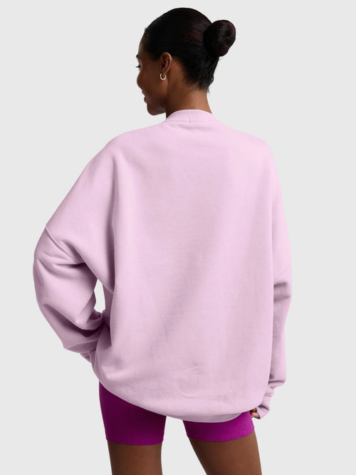 Beyond Yoga Women's LuxeFleece 2.0 Oversized Crewneck - Saint Bernard